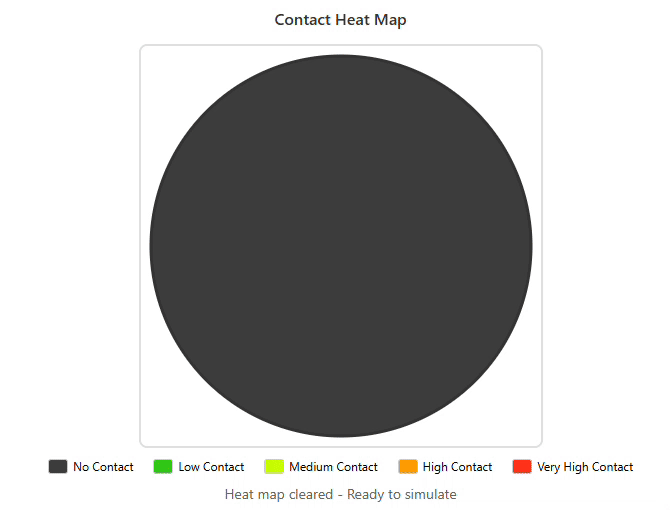 Roller-Brush Contact Simulation
